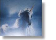 Licorne dans la brume